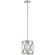 Moorgate One Light Mini Pendant in Distressed Antique White (12|44083DAW)