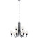 Valserrano Nine Light Chandelier in Black (12|44378BKCS)