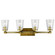 Audrea Four Light Bath in Natural Brass (12|45869NBR)