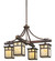 Alameda Four Light Outdoor Chandelier in Canyon View (12|49091CV)
