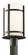 Camden One Light Outdoor Post Mount in Anvil Iron (12|49123AVI)