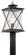 Argyle One Light Outdoor Post Mount in Weathered Zinc (12|49746WZC)