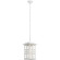 Beacon Square One Light Outdoor Pendant in White (12|49833WH)