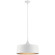 Elias One Light Pendant/Semi Flush Mount in White (12|52097WH)