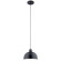 Zailey One Light Pendant in Black (12|52152BK)