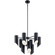 Trentino Nine Light Chandelier in Black (12|52162BK)