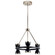 Baland LED Chandelier in Black (12|52417BKLED)