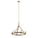 Emmala Six Light Chandelier in Brushed Natural Brass (12|52420BNB)