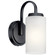 Kennewick One Light Wall Sconce in Black (12|55085BK)