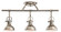 Hatteras Bay Three Light Rail Light in Polished Nickel (12|7050PN)