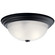 Three Light Flush Mount in Black (12|8116BK)