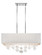 Piatt Six Light Linear Chandelier in Chrome (12|83248)
