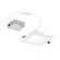 Direct To Ceiling Recessed LED Downlight in Textured White (12|DLRC06S3090WHT)