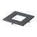 Direct To Ceiling Unv Accessor 4in Square Slim Downlight Trim in Textured Black (12|DLTSL04SBKT)