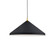 Dorothy One Light Pendant in Black With Gold Detail (347|493126-BK/GD)
