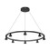 Dune LED Chandelier in Black (347|CH19933-BK)