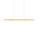 Vega LED Pendant in Brushed Gold (347|LP10345-BG)