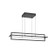 Mondrian LED Island Pendant in Black (347|LP16236-BK)