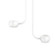 Flux LED Pendant in Gloss White (347|MP46608-GWH)