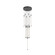 Motif LED Pendant in Black (347|MP75121-BK)
