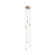Motif LED Pendant in Brushed Gold (347|MP75227-BG)
