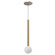 Elixir LED Pendant in Brushed Gold (347|PD15518-BG)