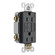 radiant Spec-GradeTamper-Resistant Self-Test GFCI Receptacle in Graphite (246|1597TRGCC4)