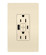 radiant Tamper-Resistant 15A Duplex Self-Test GFCI Receptacles with SafeLock Protection, USB Type A/C in Light Almond (246|1597TRUSBACLA)