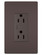 radiant Tamper-Resistant Outlet in Dark Bronze (246|885TRDBCC12)