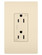 radiant Outdoor Outlet in Light Almond (246|885TRWRLA)