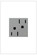 adorne 15A Tamper-Resistant Half-Controlled Outlet in Magnesium (246|ARCH152M10)