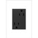 adorne 15A Dual Tamper-Resistant Plus-Size Outlet in Graphite (246|ARTR153G4)