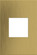 adorne One-Gang Screwless Wall Plate in Brushed Satin Brass (246|AWC1G2BSB4)