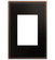 adorne One-Gang-Plus Screwless Wall Plate in Oil Rubbed Bronze (246|AWC1G3OB4)