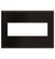 adorne Three-Gang Screwless Wall Plate in Oil Rubbed Bronze (246|AWC3GOB4)
