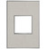 adorne One-Gang Screwless Wall Plate in True Linen (246|AWM1G2TL4)