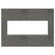 adorne Three-Gang Screwless Wall Plate in Slate Linen (246|AWM3GSL4)