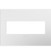 Adorne Gang Wall Plate in White (246|AWP3GWH4)