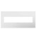 Adorne Gang Wall Plate in White (246|AWP5GWH1)