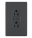 radiant 15A Tamper-Resistant USB Type A/C Outlet in Graphite (246|R26USBACG)