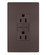 radiant 3.1 C-C USB+15A DUP REC DB VPK in Dark Bronze (246|R26USBCCDBCCV4)