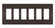 radiant Six-Gang Screwless Wall Plate in Brown (246|RWP266)