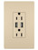 radiant 15A Tamper-Resistant USB Outlet in Ivory (246|TM826USBI)