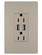 radiant 15A Tamper-Resistant USB Outlet in Nickel (246|TM826USBNICC6)