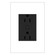 adorne 15A Smart Outlet with Netatmo Plus-Size in Graphite (246|WNAR153G1)