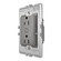 Adorne Plus-Sized 15A Outlet in Magnesium (246|WNAR153M1)