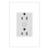 adorne 15A Smart Outlet with Netatmo Plus-Size in White (246|WNAR153W1)