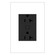 adorne 20A Smart Outlet with Netatmo, Plus-Size in Graphite (246|WNAR203G1)