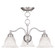 Essex Three Light Chandelier/Ceiling Mount in Brushed Nickel (107|1343-91)