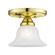 Edgemont One Light Ceiling Mount in Polished Brass (107|1530-02)